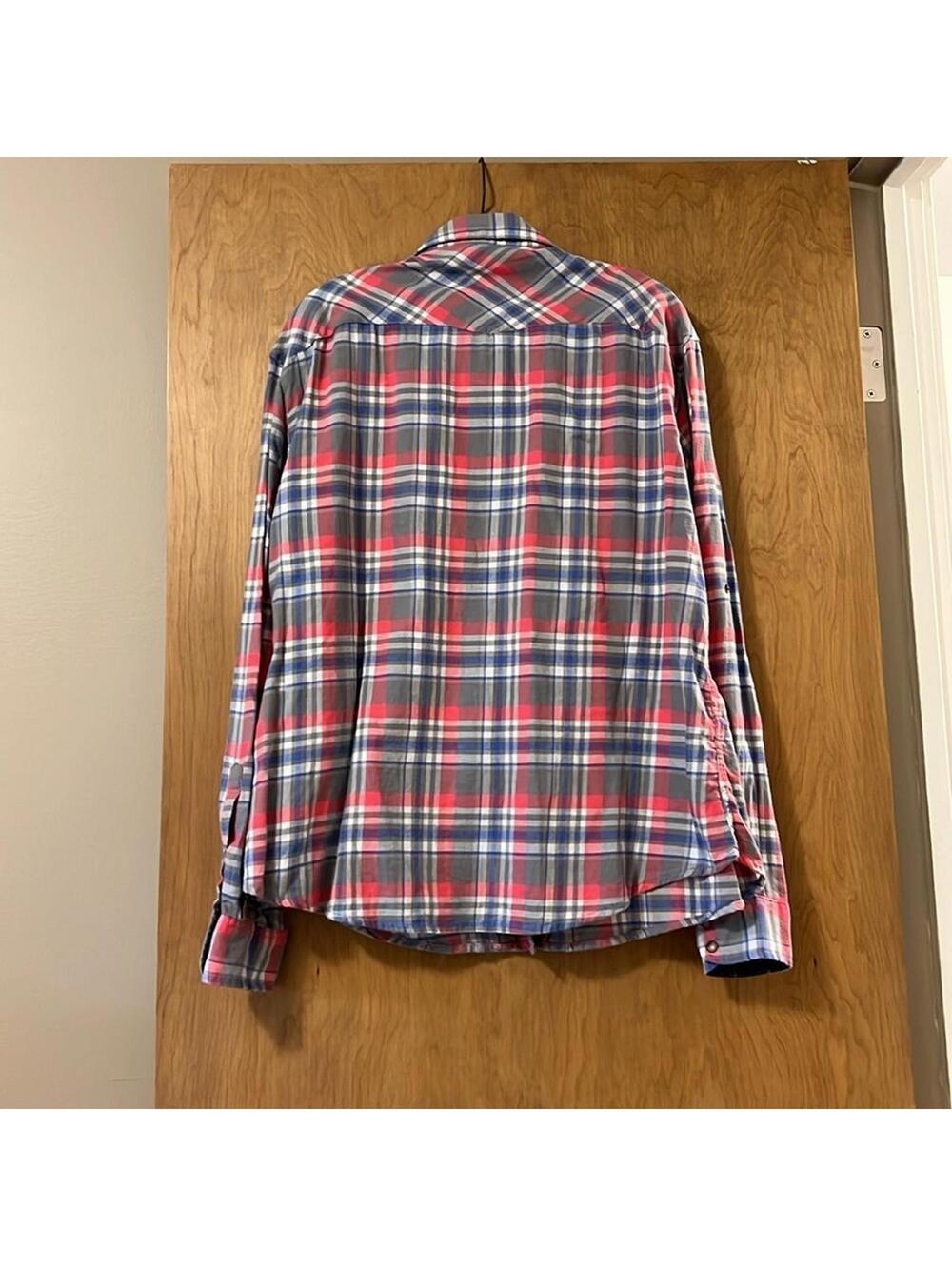 NWOT JACHS Girlfriend Lightweight Flannel Blouse Women's XXL Snap Front - Picture 2 of 8